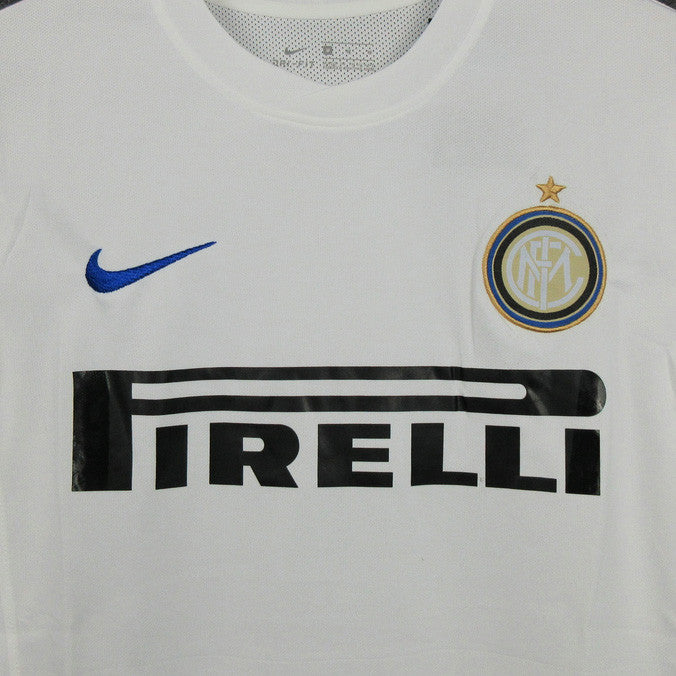 Jersey Retro Inter de Milan Visita  10-11 22 Milito Manga Corta Version Aficionado Calidad Premium