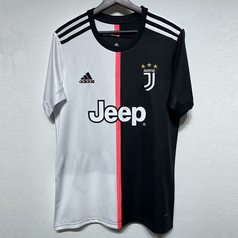 Jersey Retro Juventus Local 19-20 7 Ronaldo Manga Corta Calidad Premium