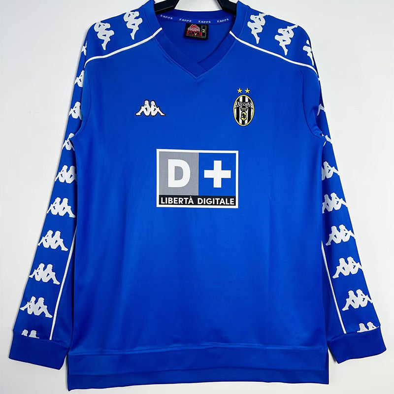 Jersey Retro Juventus Visita 98-99  21 Zidane  Manga Larga Calidad Premium