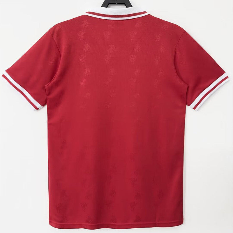 Jersey Retro Liverpool Local  97-98 Manga Corta Version Aficionado Calidad Premium