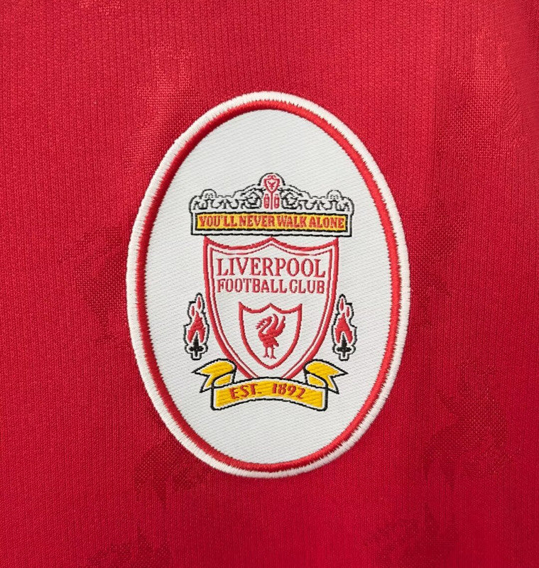 Jersey Retro Liverpool Local  97-98 Manga Corta Version Aficionado Calidad Premium