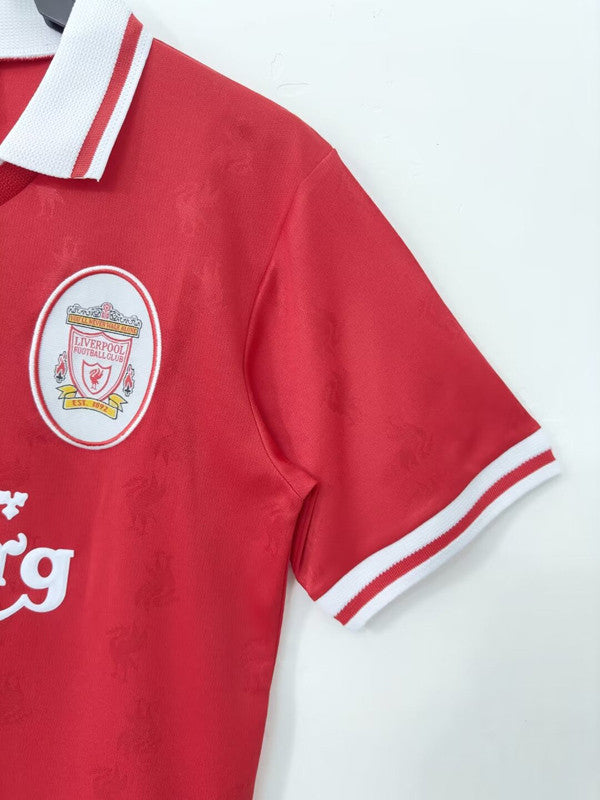 Jersey Retro Liverpool Local  97-98 Manga Corta Version Aficionado Calidad Premium