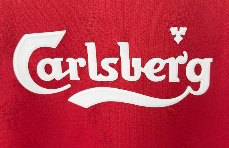 Jersey Retro Liverpool Local 95-96  Manga Corta Version Aficionado Calidad Premium