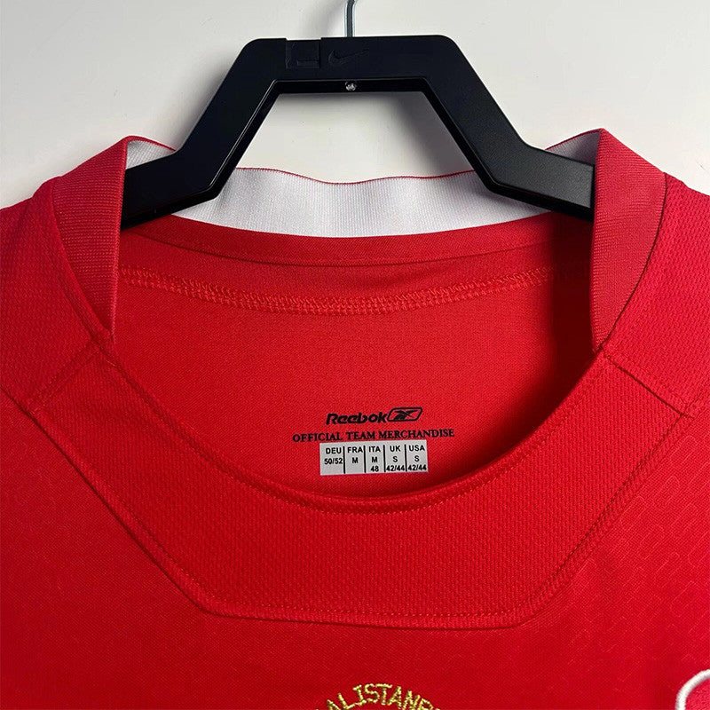 Jersey Retro Liverpool Local 04-05 8 Gerrard Manga Corta Version Aficionado Calidad Premium