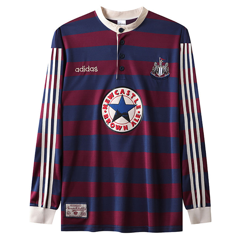 Jersey Retro Newcastle United Visita 95-96  Manga Larga Version Aficionado