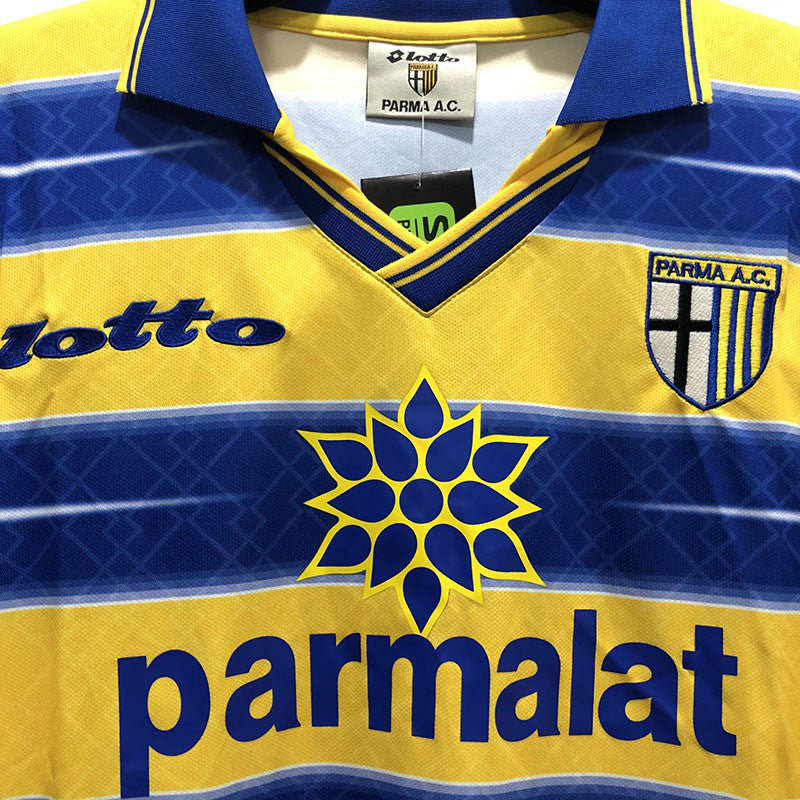 Jersey Retro Parma portero  98-99 1 Buffon Manga Larga Calidad Premium