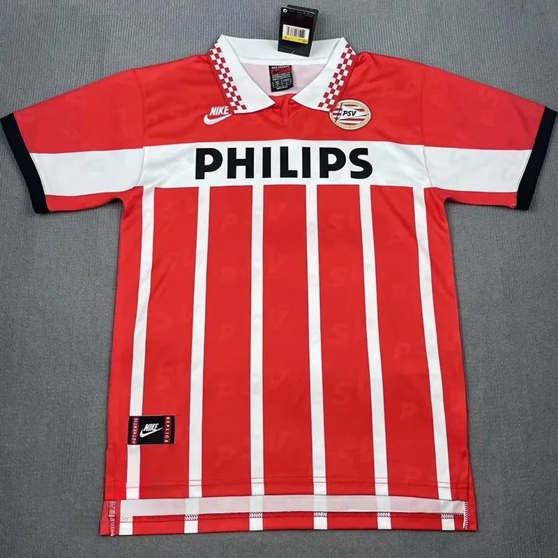 Jersey Retro PSV Local 95-96 9 Ronaldo Manga Corta Version Jugador