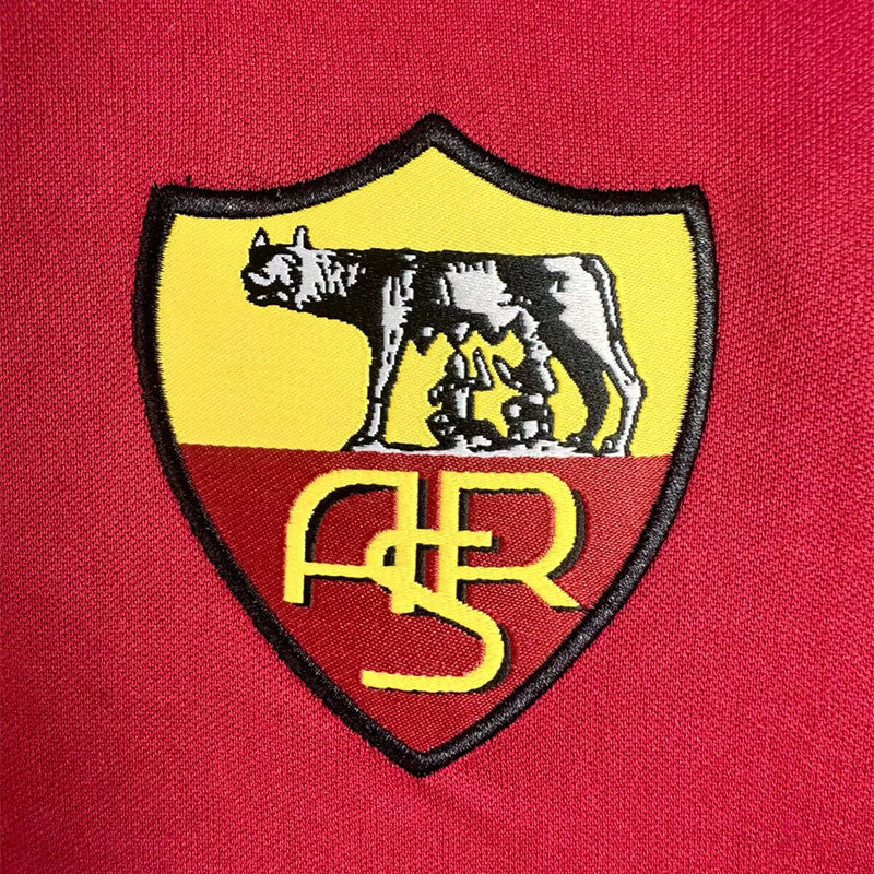Jersey Retro AS  Roma Local 98-99 10 Totti Manga Larga Version Aficionado Calidad Premium