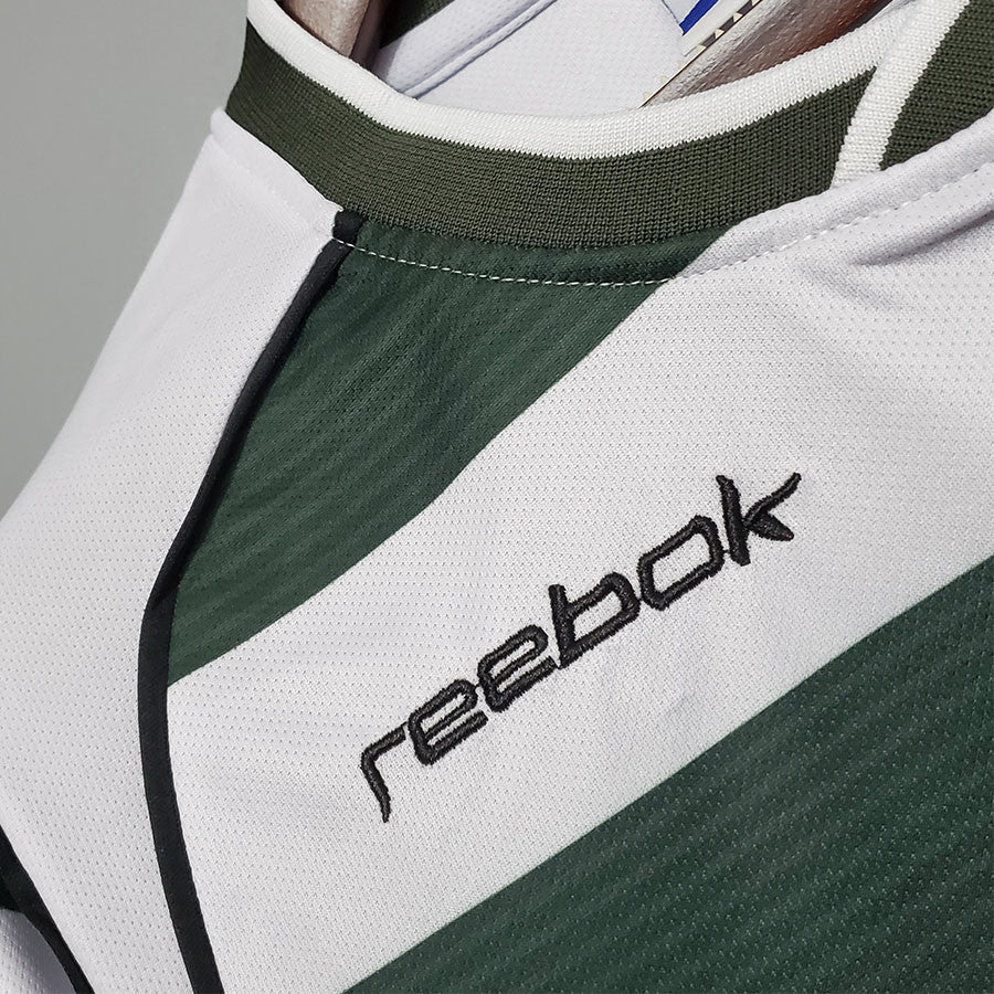 Jersey Retro Sporting CP  Local 02-03 28 Ronaldo Manga Corta Version Aficionado Calidad Premium