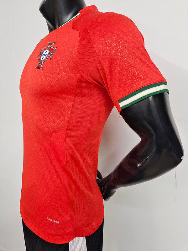 Jersey Portugal 24-25 7 Ronaldo Manga Corta Version Jugador Calidad Premium