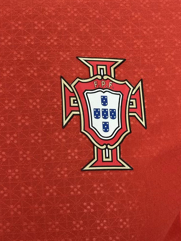 Jersey Portugal 24-25 7 Ronaldo Manga Larga Version Jugador Calidad Premium