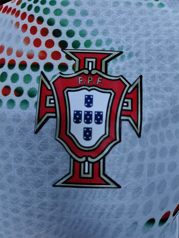Jersey Portugal Visitante  24-25 7 Ronaldo Manga Corta Version Jugador Calidad Premium