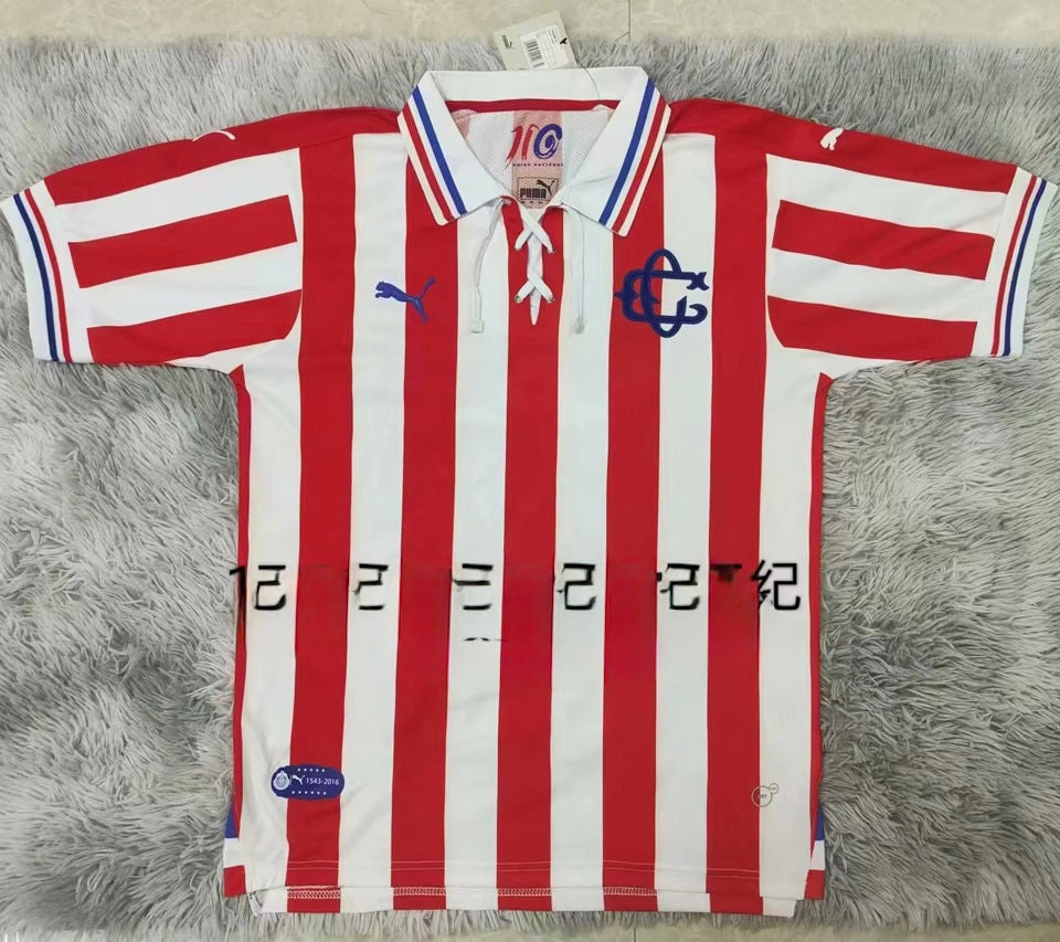 Jersey Retro Chivas 110 años Manga Corta Version Aficionado