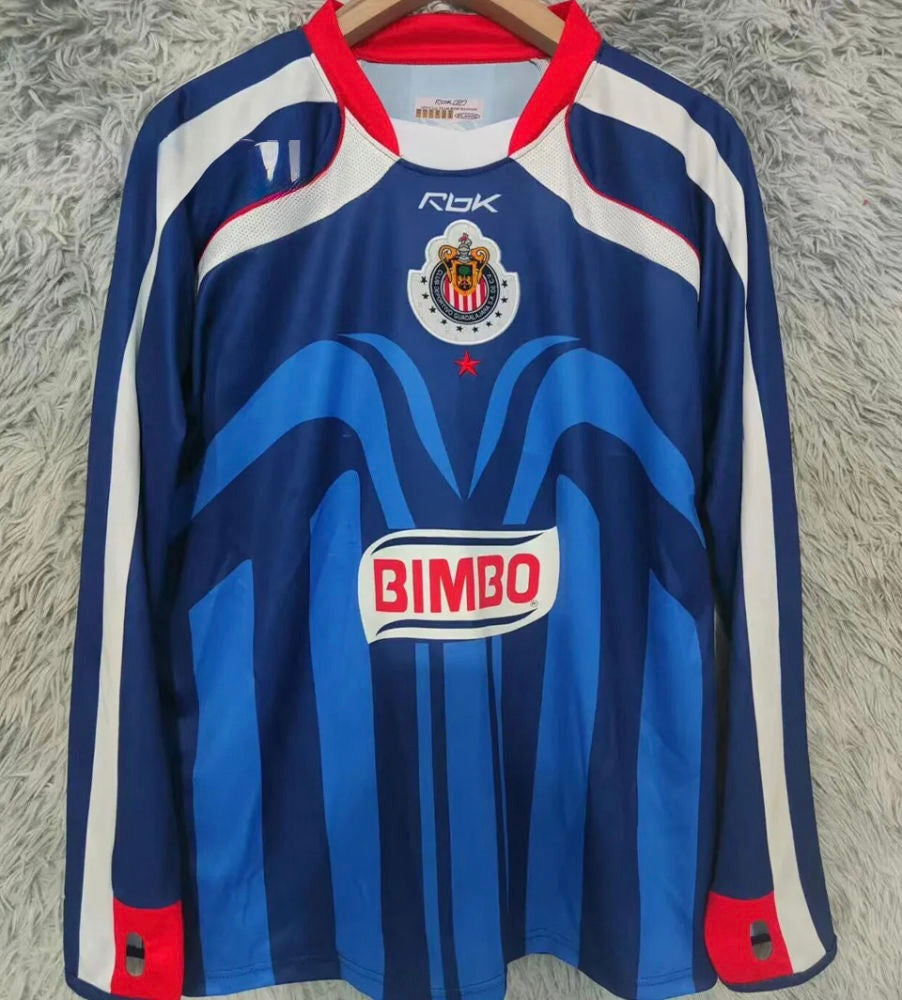 Jersey Retro Chivas Visita 06-07 Manga Larga Version Aficionado