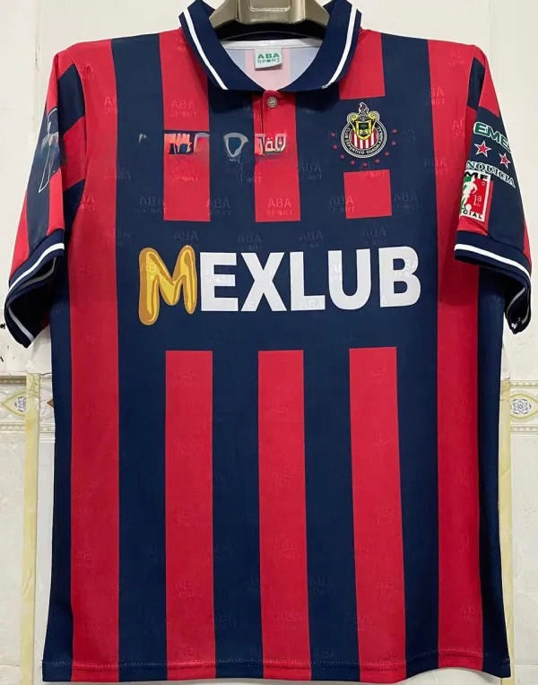 Jersey Retro Chivas Visita 96-97 Manga Corta Version Aficionado