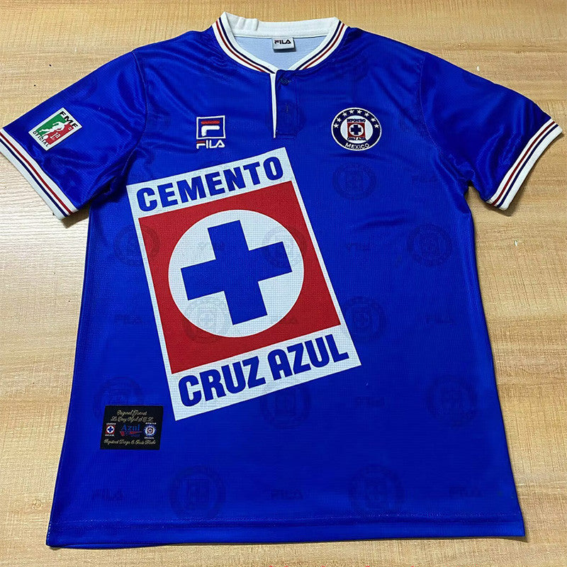 Jersey Retro Cruz Azul 97-98 Manga Corta Version Aficionado