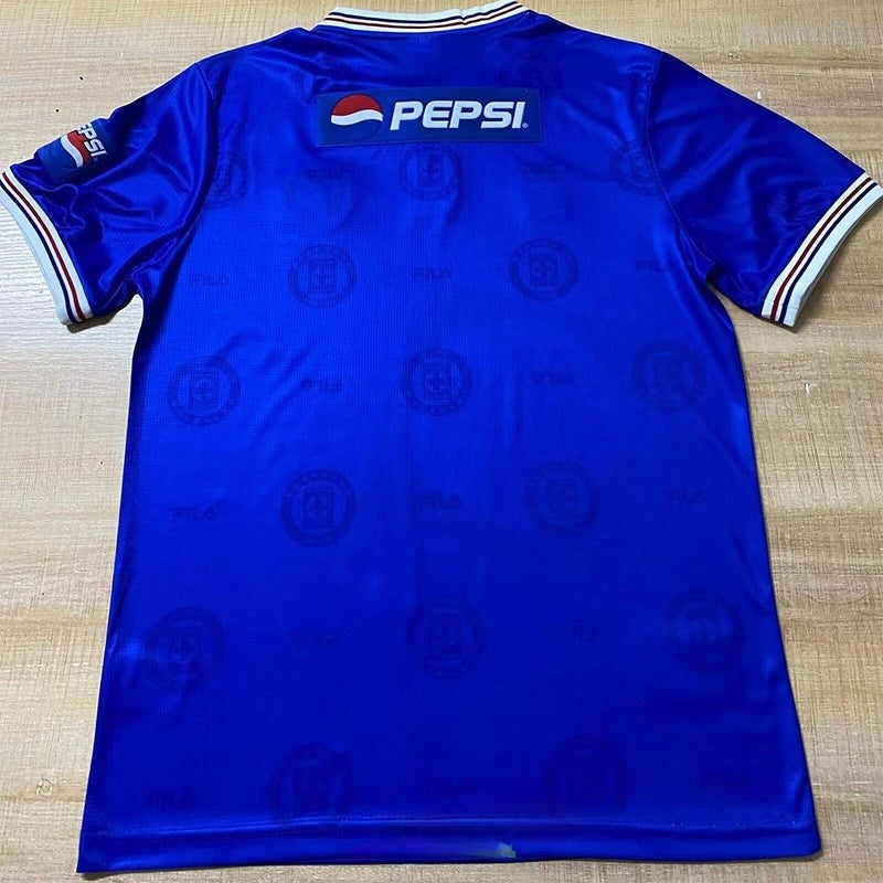 Jersey Retro Cruz Azul 97-98 Manga Corta Version Aficionado