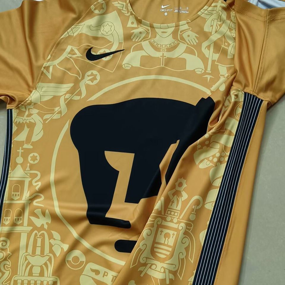 Jersey Retro Pumas  16-17 Manga Corta Version Aficionado