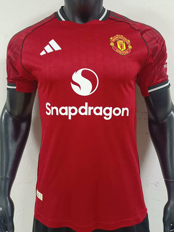 Jersey Mánchester United Local 25-26 Versión Jugador Hombre Manga Corta Calidad Premium