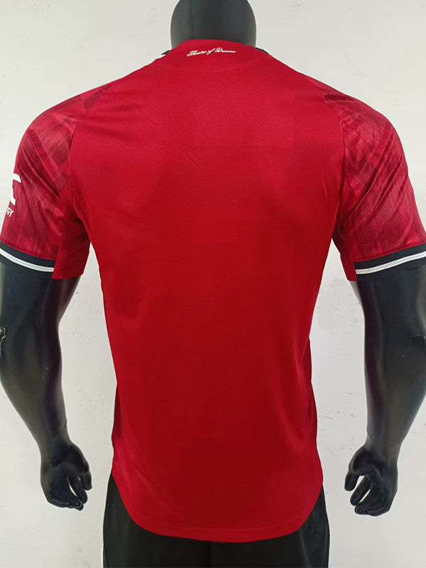 Jersey Mánchester United Local 25-26 Versión Jugador Hombre Manga Corta Calidad Premium