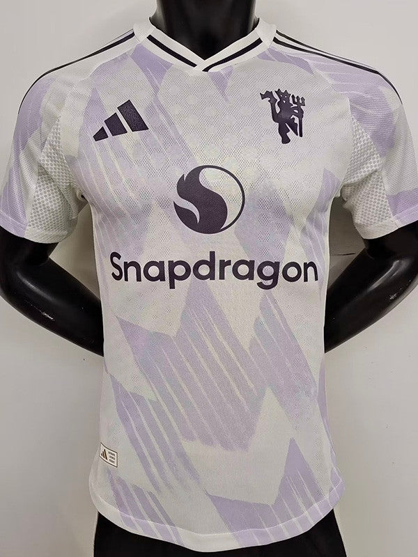 Jersey Manchester United Visita Version Jugador Hombre Manga Corta Calidad Premium