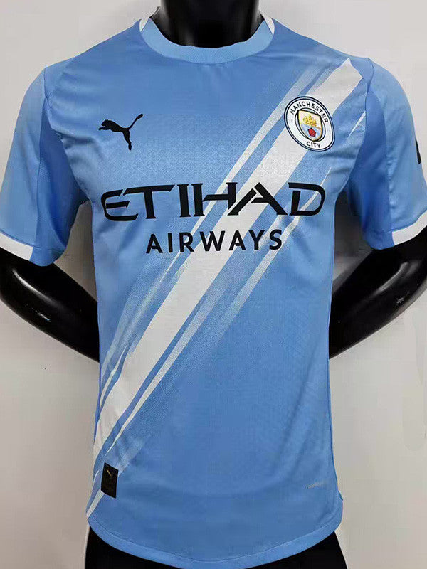 Jersey Local Manchester City 25-26 Hombre Manga Corta Version Jugador Calidad Premium