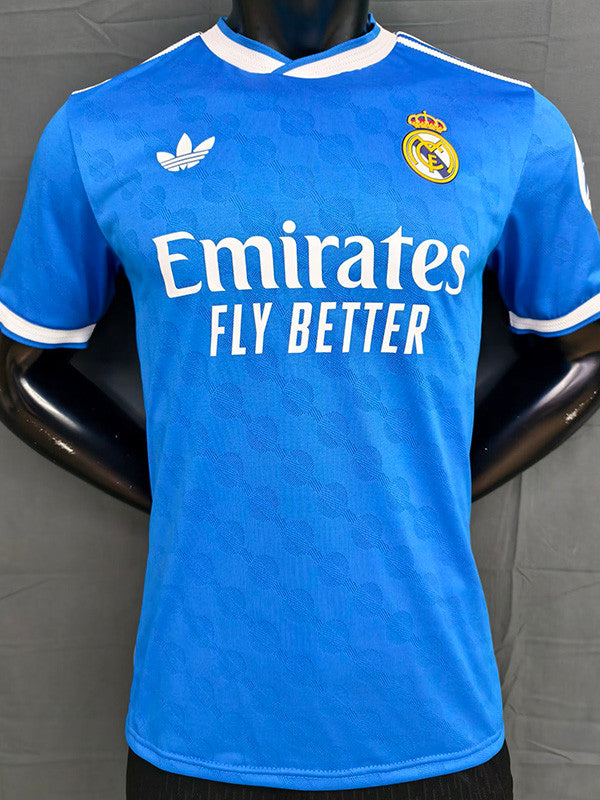 Jersey Tercero Real Madrid 25-26 Hombre Manga Corta Versión Jugador Calidad Premium