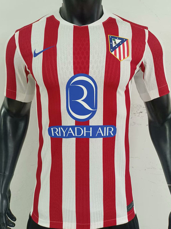 Jersey Atletico de Madrid Local 25-26 Hombre Version Jugador Manga Corta Calidad Premium