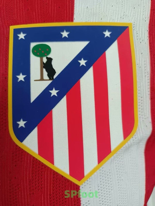 Jersey Atletico de Madrid Local 25-26 Hombre Version Jugador Manga Corta Calidad Premium
