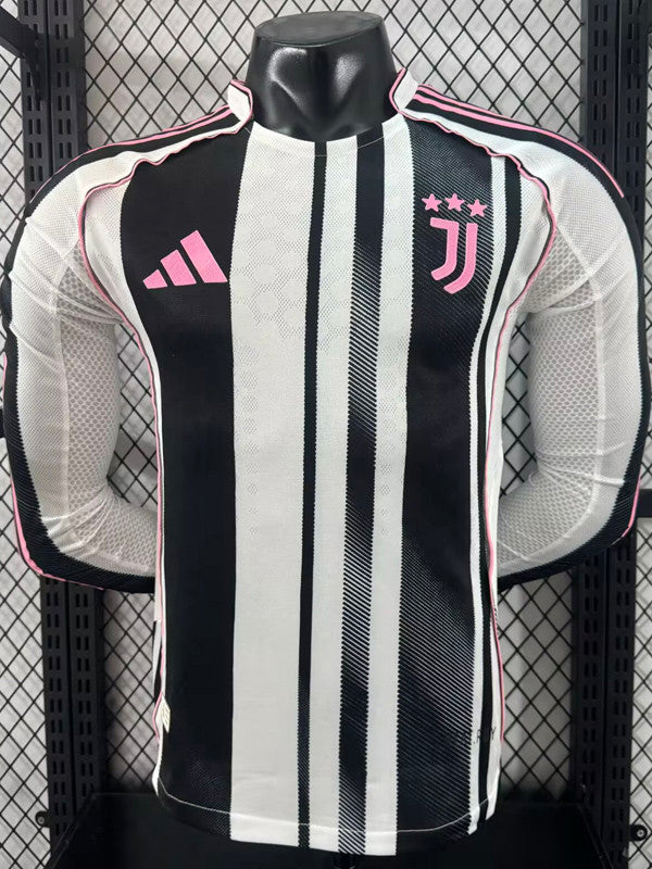 Jersey Local Juventus 25-26 Hombre  Manga Larga Version Jugador Calidad Premium