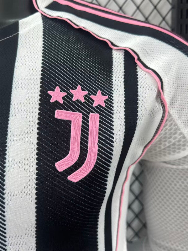 Jersey Local Juventus 25-26 Hombre  Manga Larga Version Jugador Calidad Premium
