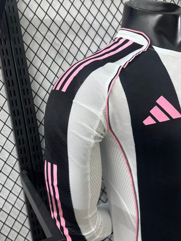 Jersey Local Juventus 25-26 Hombre  Manga Larga Version Jugador Calidad Premium