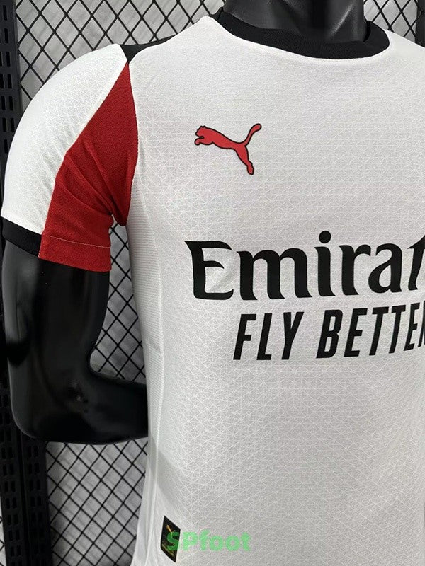 Jersey AC Milan Visita 25-26 Hombre Manga Corta Version Jugador Calidad Premium