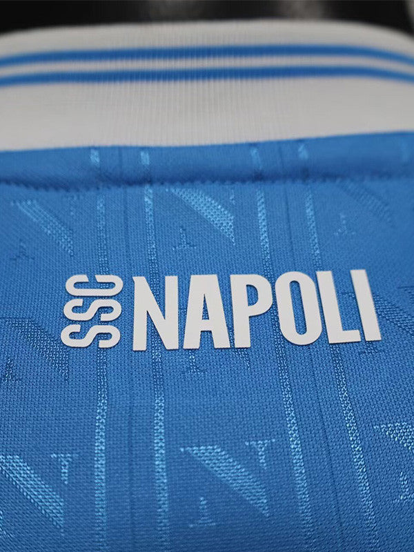Jersey Local Napoli 25-26 Hombre Manga Corta Version Jugador Calidad Premium