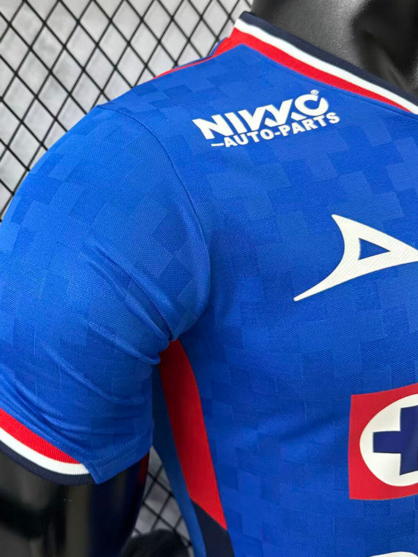 Jersey Local Cruz Azul 25-26 Hombre Manga Corta Version Jugador Calidad Premium