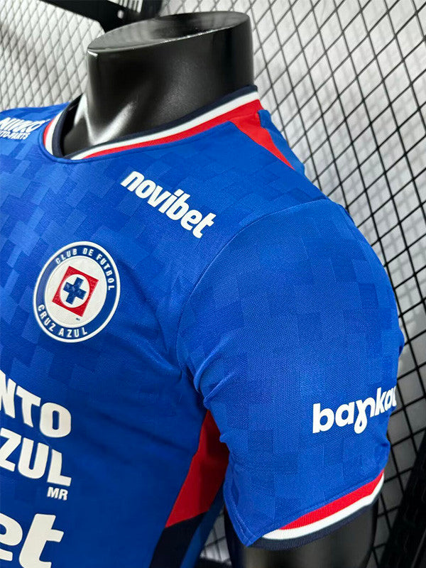 Jersey Local Cruz Azul 25-26 Hombre Manga Corta Version Jugador Calidad Premium