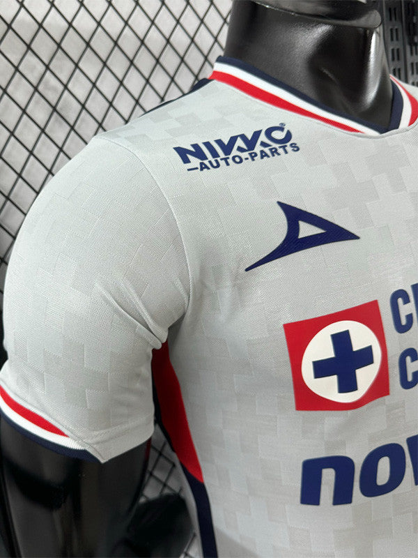 Jersey Visita Cruz Azul 25-26 Hombre Manga Corta Version Jugador Calidad Premium
