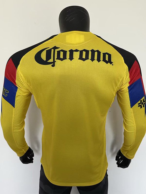 Jersey Local Club America 25-26 Hombre Manga Larga Version Jugador Calidad Premium