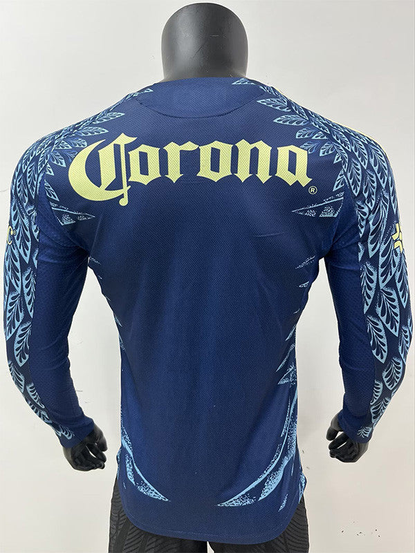 Jersey Visita Club America 25-26 Hombre Manga Larga Version Jugador Calidad Premium