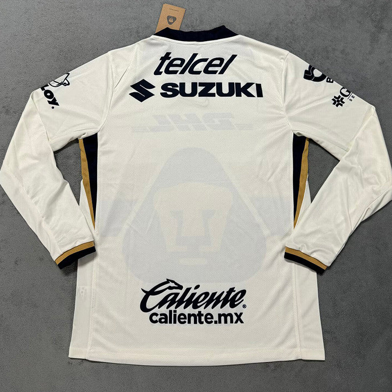 Jersey Local Pumas 25-26 Hombre Manga Larga Version Jugador Calidad Premium