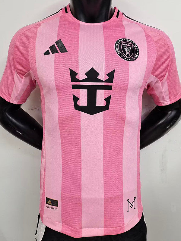 Jersey Local Internacional de Miami  25-26 Hombre Manga Corta Version Jugador Calidad Premium