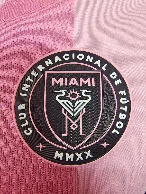 Jersey Local Internacional de Miami  25-26 Hombre Manga Corta Version Jugador Calidad Premium