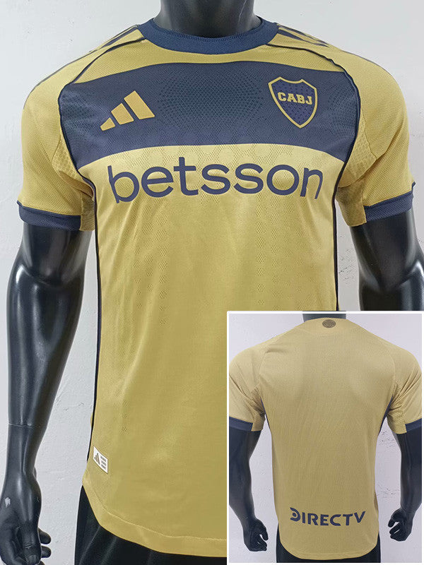 Jersey Visita Boca Juniors  25-26 Hombre Manga Corta Version Jugador Calidad Premium