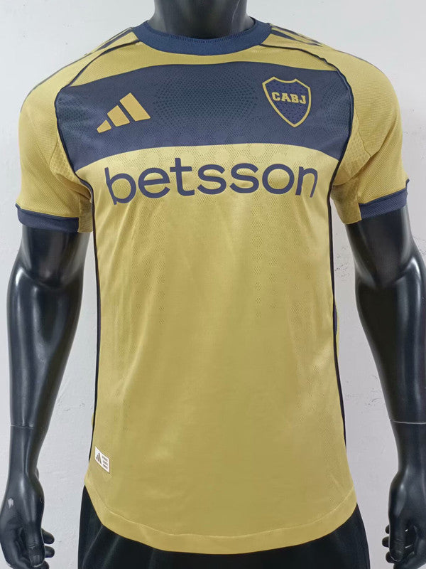 Jersey Visita Boca Juniors  25-26 Hombre Manga Corta Version Jugador Calidad Premium