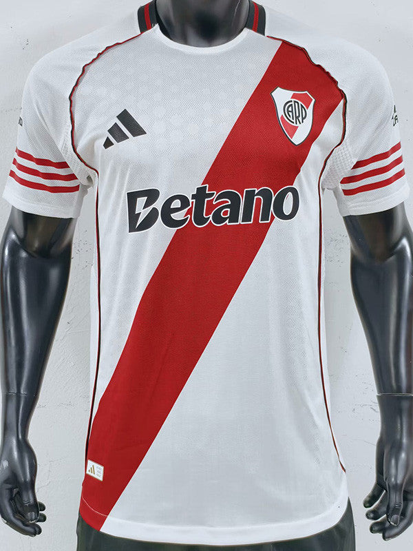 Jersey Local River Plate  25-26 Hombre Manga Corta Version Jugador Calidad Premium