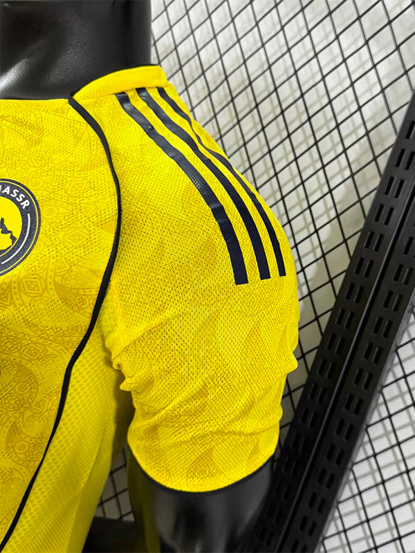 Jersey Local Al Nassr 25-26 Hombre Manga Corta Version Jugador Calidad Premium