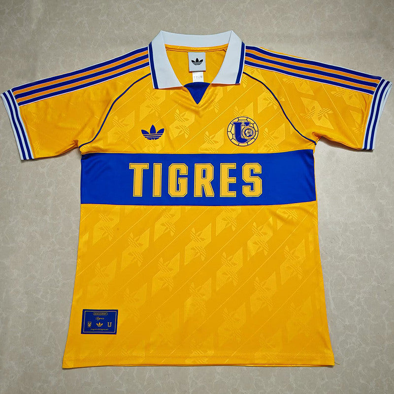 Jersey Tigres Local aniversario 60 años Manga Corta Version Aficionado Calidad Premium