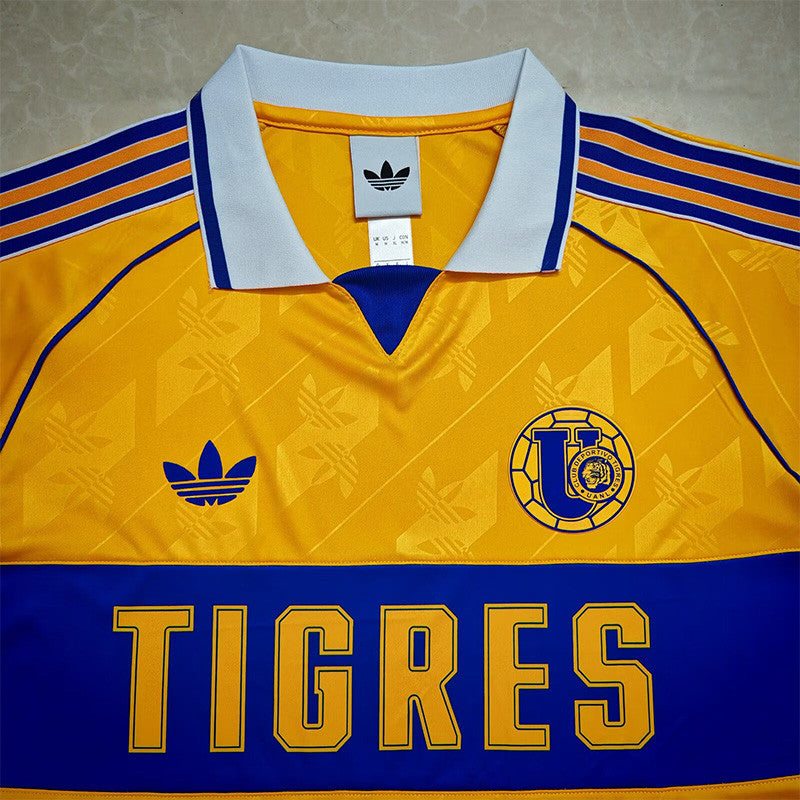 Jersey Tigres Local aniversario 60 años Manga Corta Version Aficionado Calidad Premium