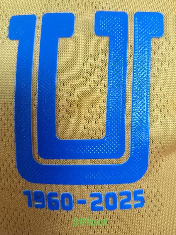 Jersey Tigres Local 25-26 Manga Corta Version Jugador Calidad Premium