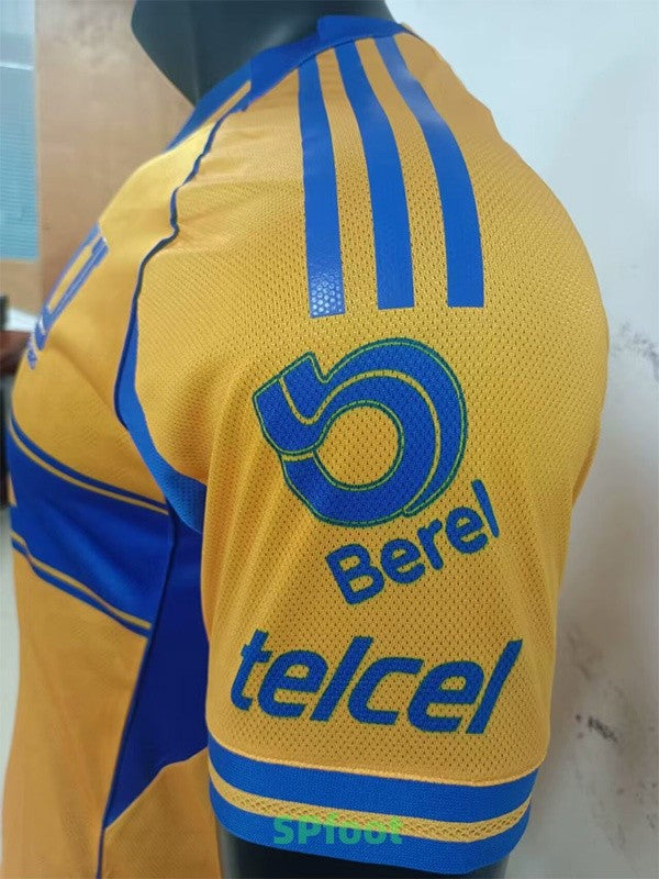 Jersey Tigres Local 25-26 Manga Corta Version Jugador Calidad Premium